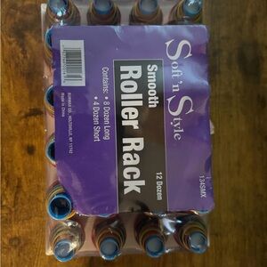 NEW SEALED Soft 'n Style Smooth Rollers Burmax Set 144 Rollers 12 Dozen 134SMX